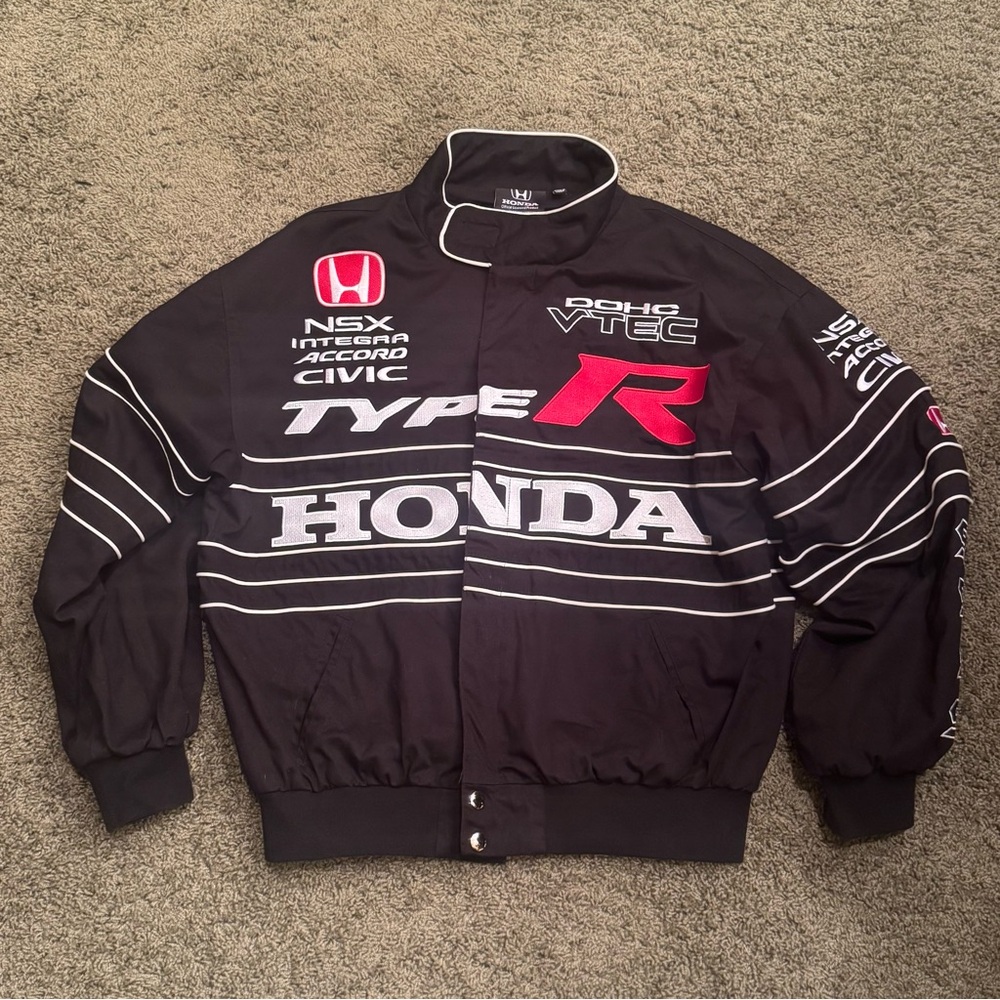 Honda Tribute Black Racing Jacket